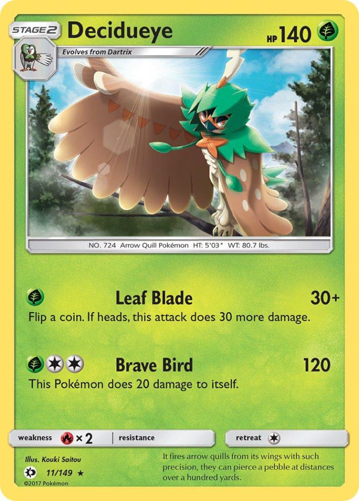 Carte Pokémon: Decidueye [Archéduc]