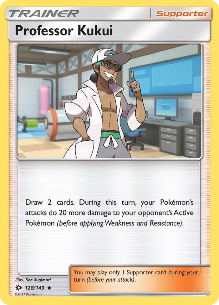 Carte Pokémon: Professor Kukui [Prof. Euphorbe]