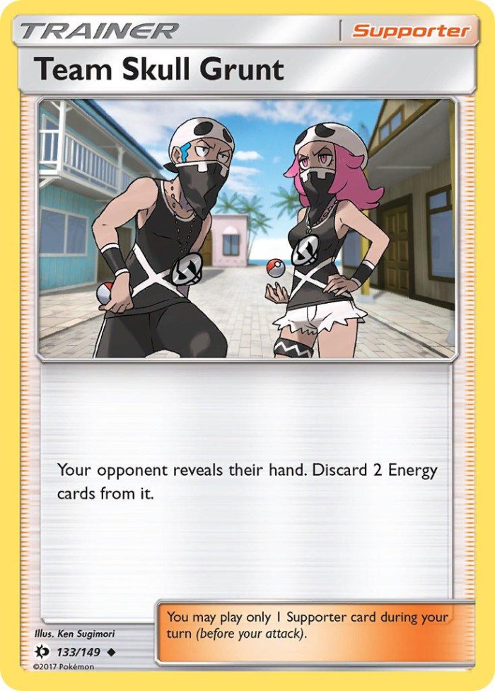 Carte Pokémon: Team Skull Grunt [Sbire de la Team Skull]