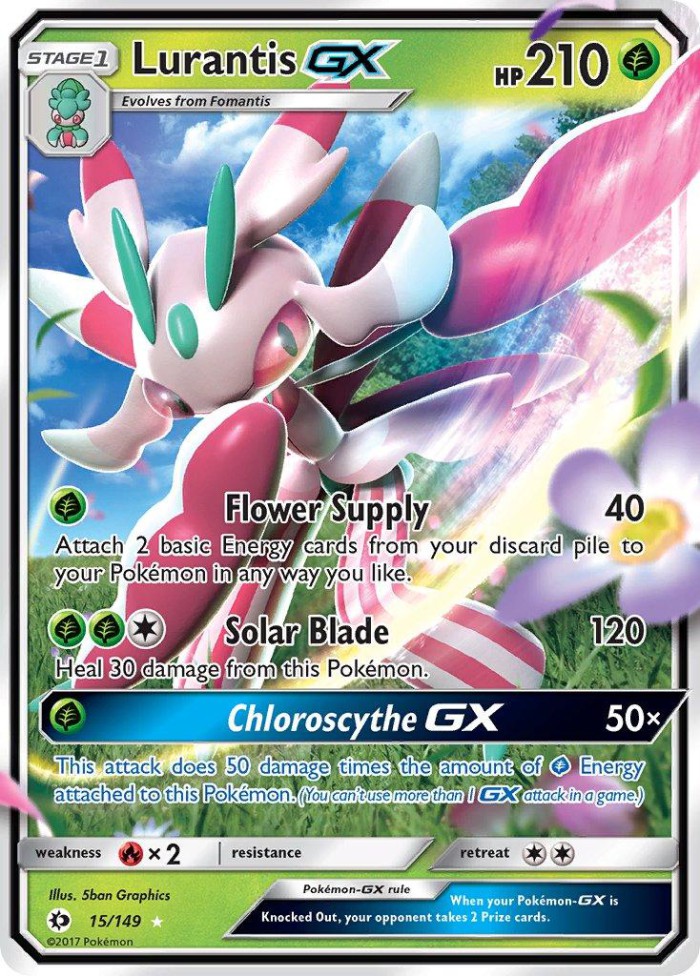 Carte Pokémon: Lurantis GX [Floramantis GX]