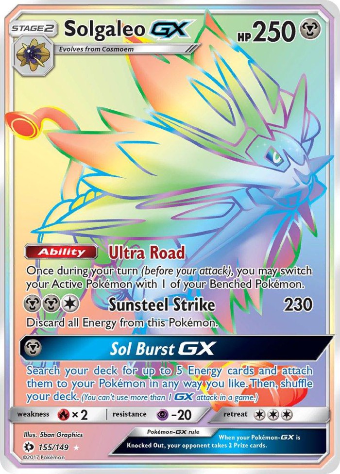 Carte Pokémon: Solgaleo GX [Solgaleo GX]