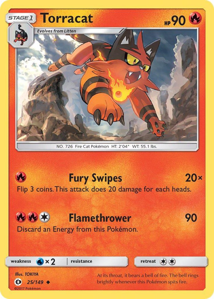 Carte Pokémon: Torracat [Matoufeu]