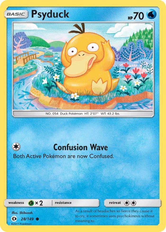 Carte Pokémon: Psyduck [Psykokwak]