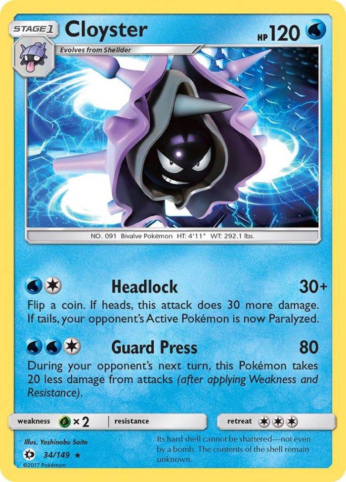 Carte Pokémon: Cloyster [Crustabri]