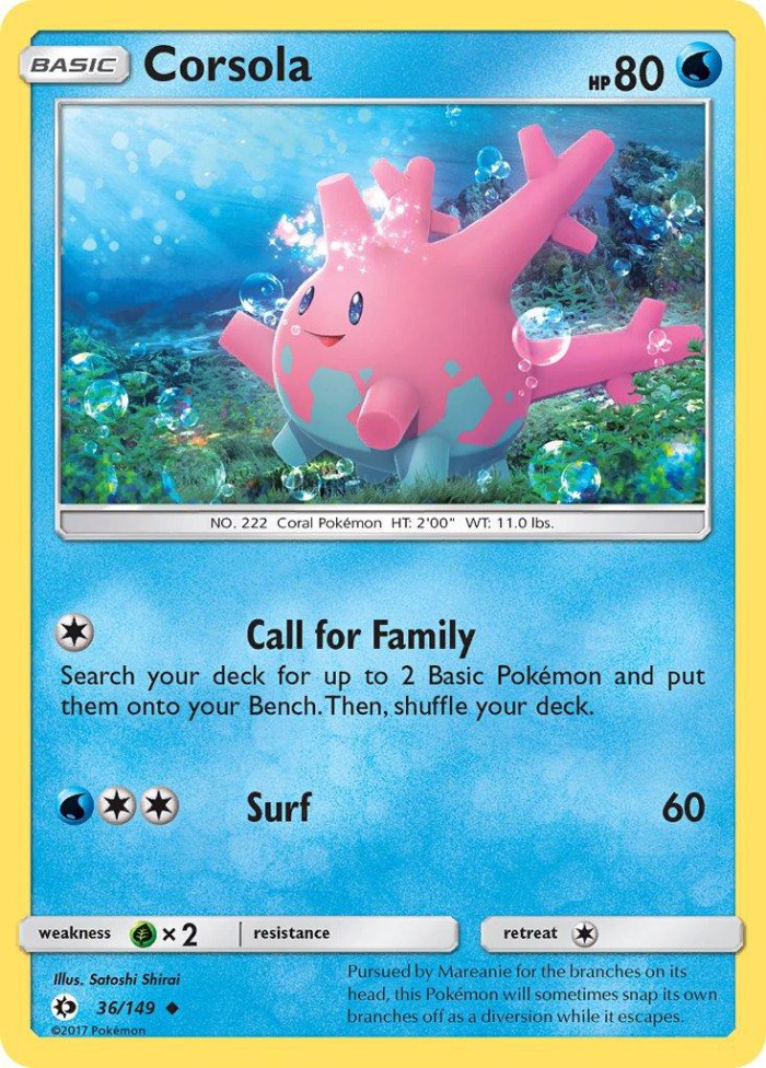 Carte Pokémon: Corsola [Corayon]