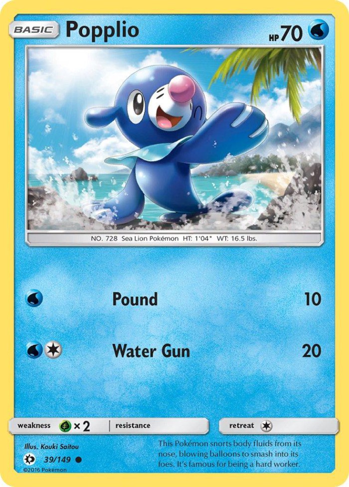 Carte Pokémon: Popplio [Otaquin]