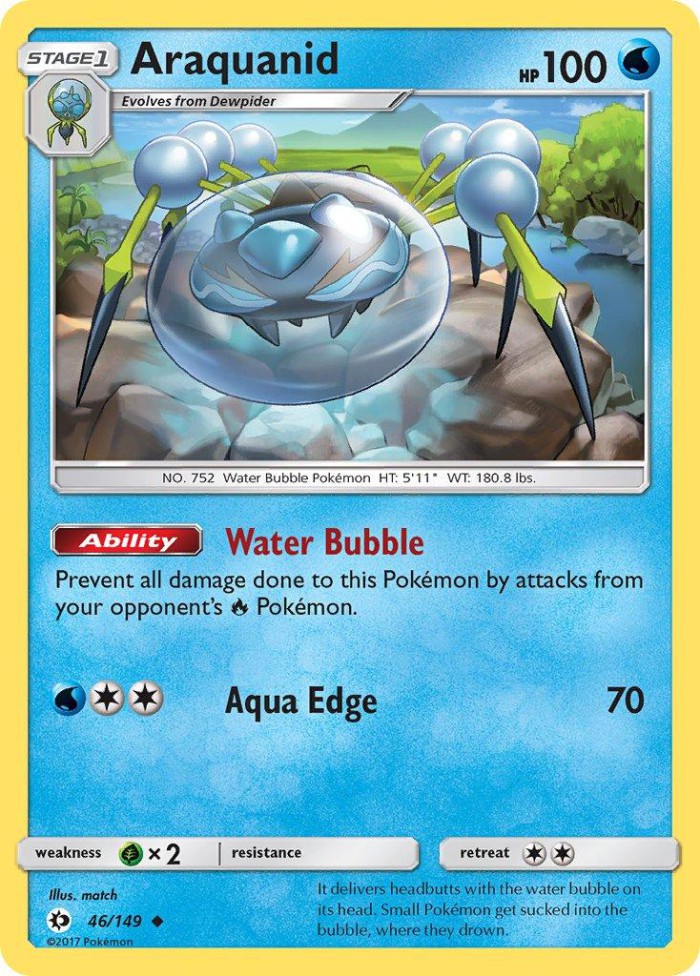 Carte Pokémon: Araquanid [Tarenbulle]