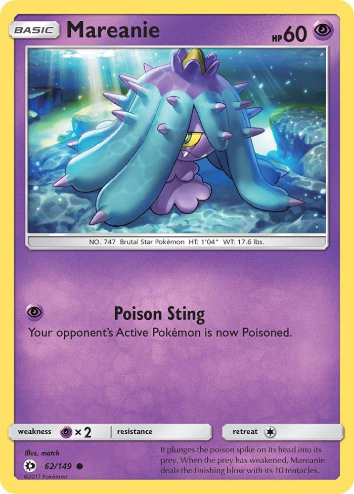 Carte Pokémon: Mareanie [Vorastérie]