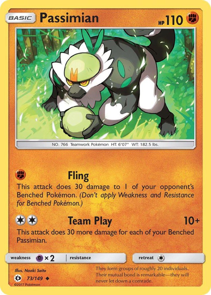 Carte Pokémon: Passimian [Quartermac]