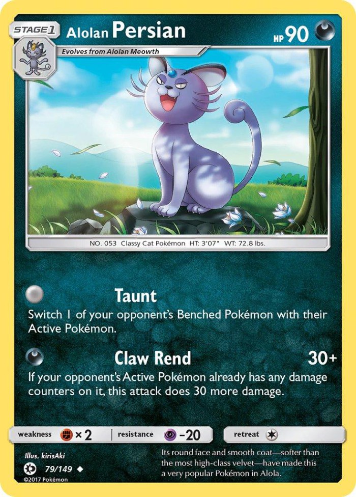 Carte Pokémon: Alolan Persian [Persian d'Alola]