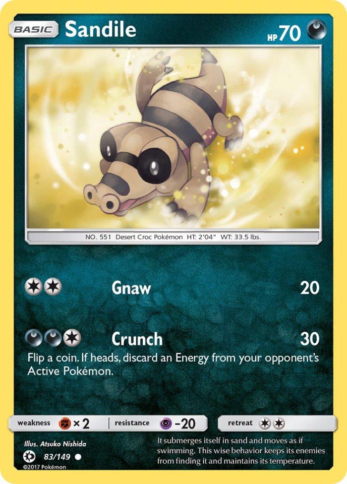 Carte Pokémon: Sandile [Mascaïman]