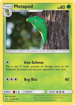 Carte Pokémon: Metapod