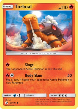 Carte Pokémon: Torkoal