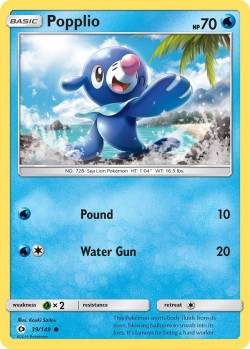 Carte Pokémon: Popplio