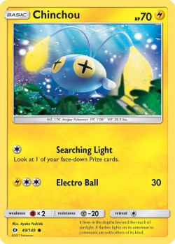 Carte Pokémon: Chinchou