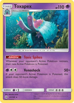 Carte Pokémon: Toxapex