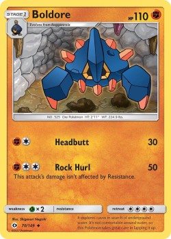 Carte Pokémon: Boldore