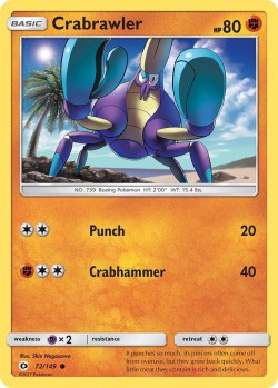 Carte Pokémon: Crabrawler