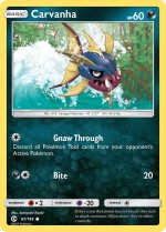 Carte Pokémon: Carvanha