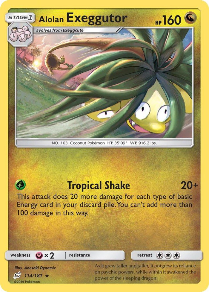 Carte Pokémon: Alolan Exeggutor [Noadkoko d'Alola]