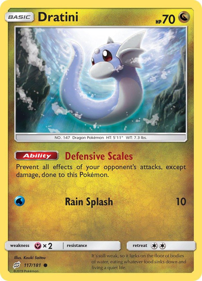 Carte Pokémon: Dratini [Minidraco]