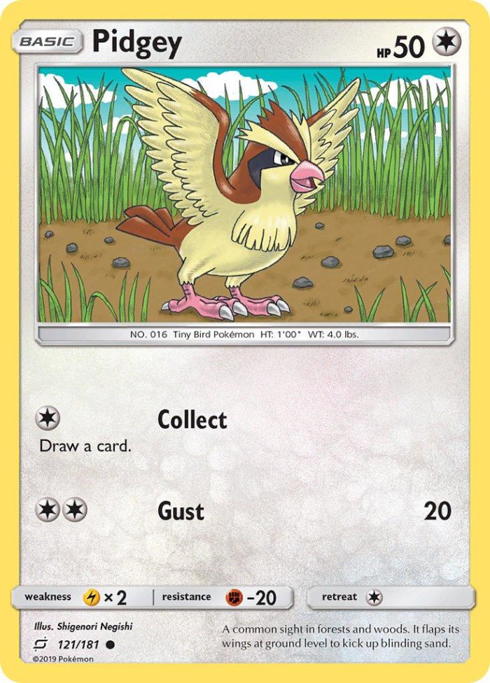 Carte Pokémon: Pidgey [Roucool]