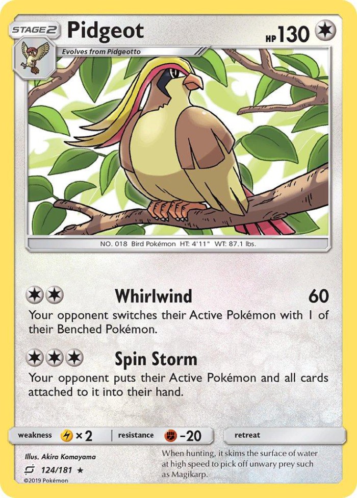 Carte Pokémon: Pidgeot [Roucarnage]