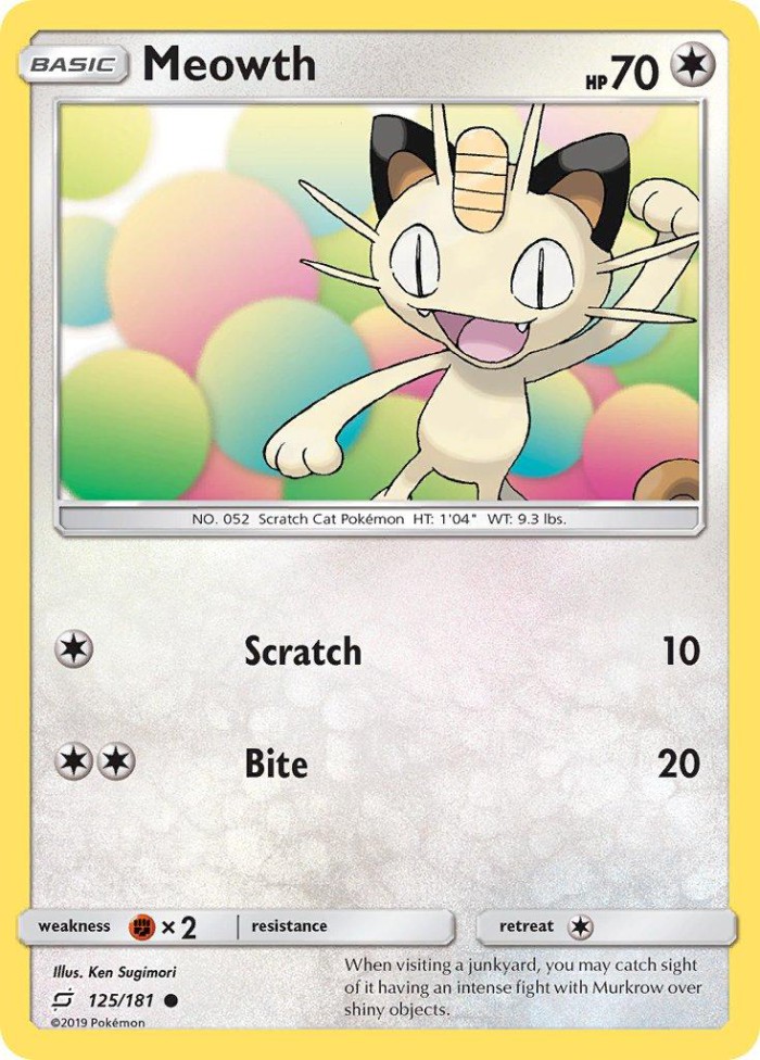 Carte Pokémon: Meowth [Miaouss]