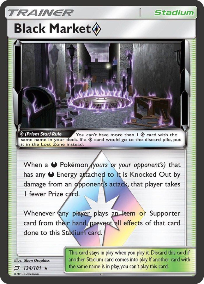 Carte Pokémon: Black Market Prism Star [Marché Noir Prisme Étoile]