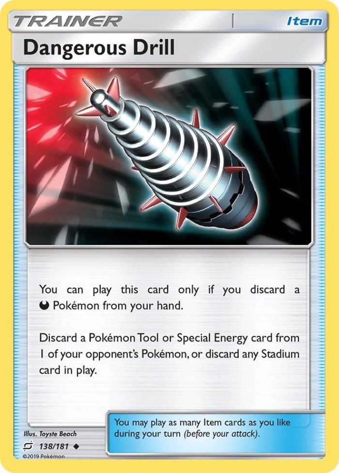 Carte Pokémon: Dangerous Drill [Perceuse Dangereuse]