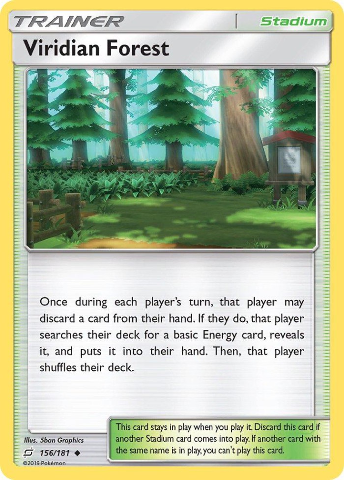 Carte Pokémon: Viridian Forest [Forêt de Jade]