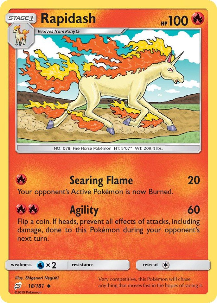 Carte Pokémon: Rapidash [Galopa]