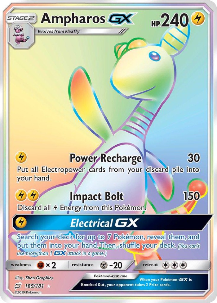 Carte Pokémon: Ampharos GX [Pharamp GX]