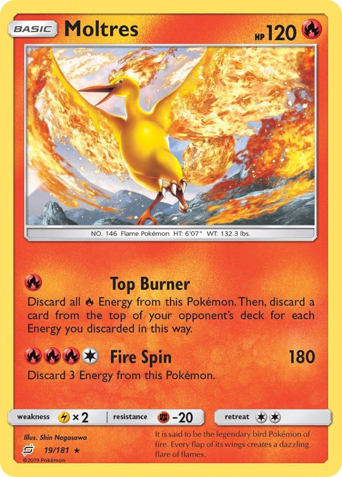 Carte Pokémon: Moltres [Sulfura]