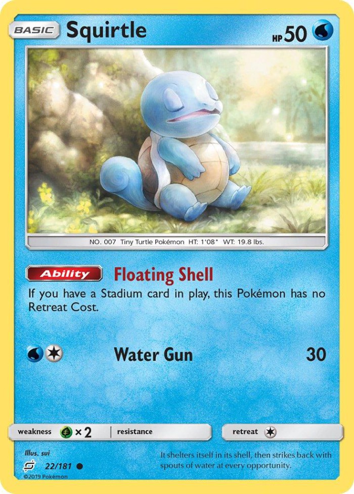 Carte Pokémon: Squirtle [Carapuce]