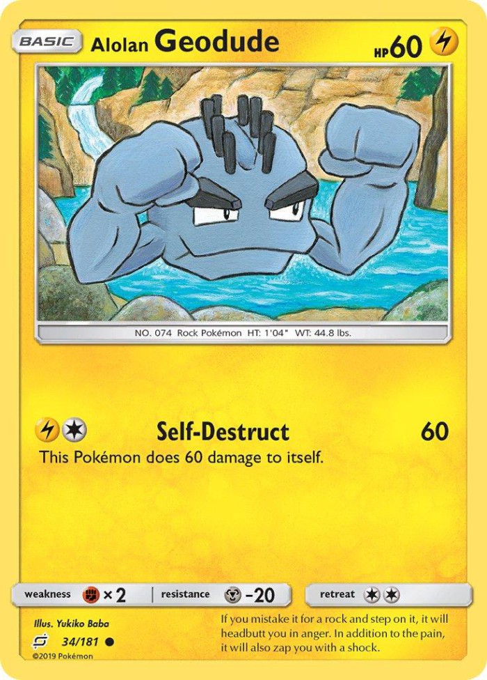 Carte Pokémon: Alolan Geodude [Racaillou d'Alola]