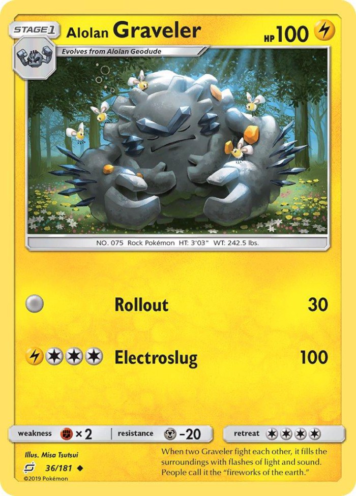 Carte Pokémon: Alolan Graveler [Gravalanch d'Alola]