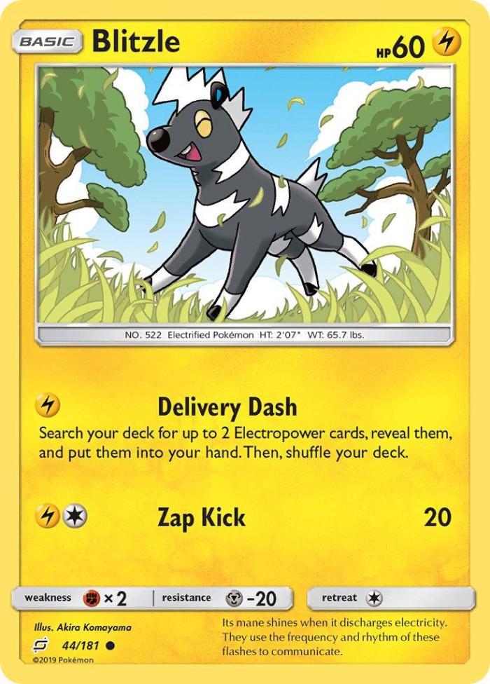 Carte Pokémon: Blitzle [Zébibron]