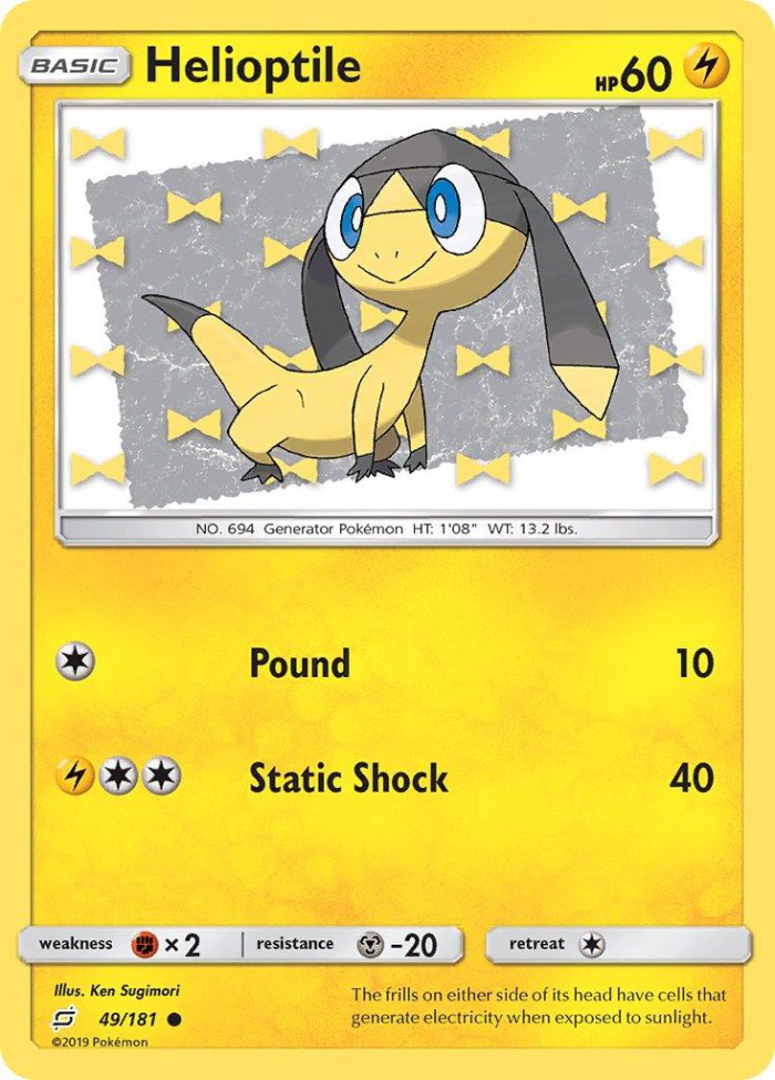 Carte Pokémon: Helioptile [Galvaran]