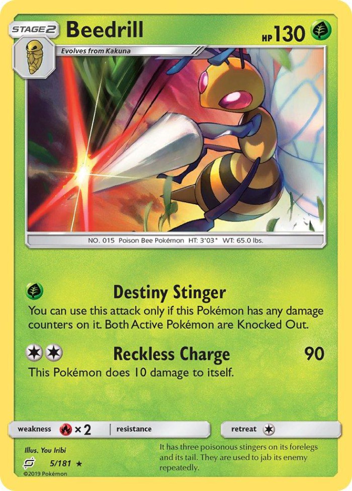 Carte Pokémon: Beedrill [Dardagnan]