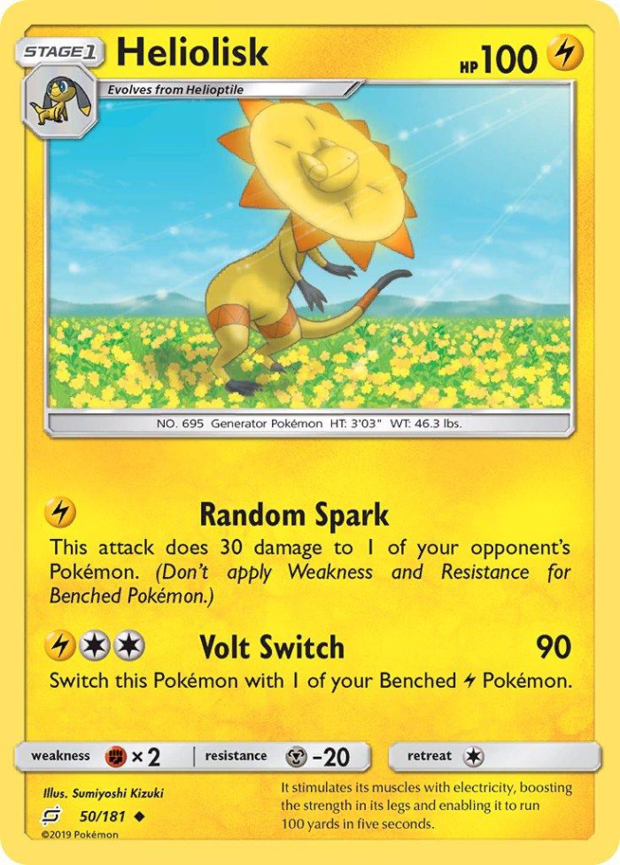 Carte Pokémon: Heliolisk [Iguolta]