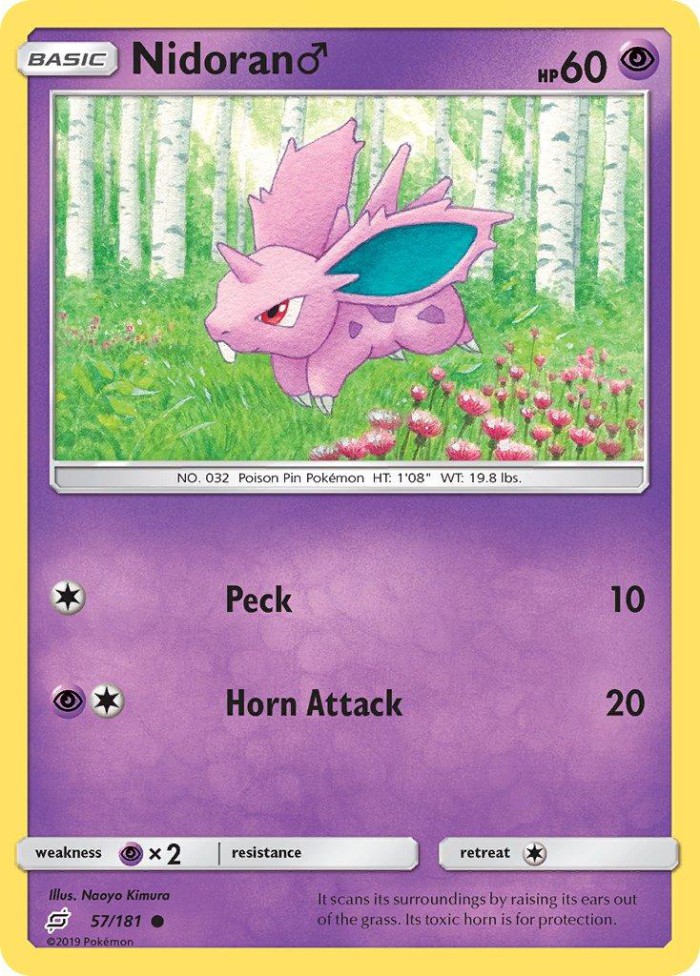 Carte Pokémon: Nidoran♂ [Nidoran♂]