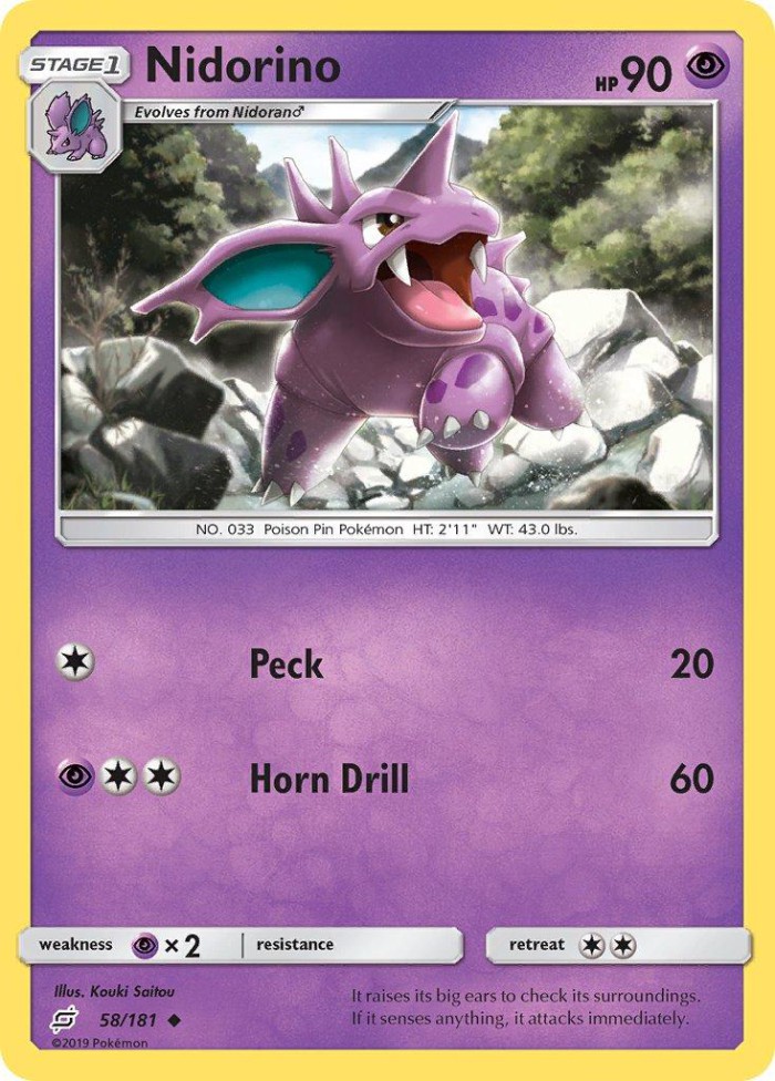 Carte Pokémon: Nidorino [Nidorino]