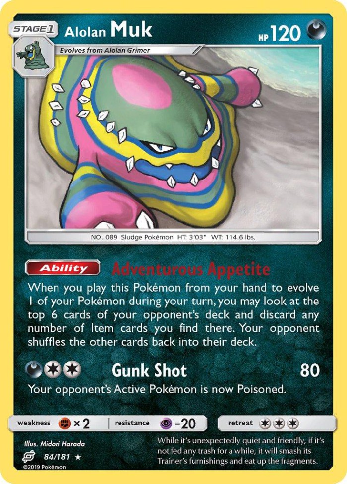 Carte Pokémon: Alolan Muk [Grotadmorv d'Alola]