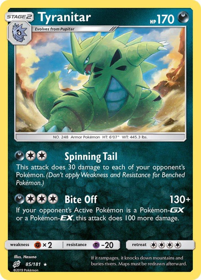 Carte Pokémon: Tyranitar [Tyranocif]