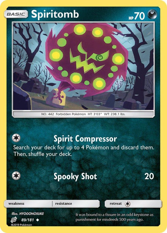 Carte Pokémon: Spiritomb [Spiritomb]