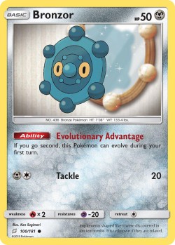 Carte Pokémon: Bronzor