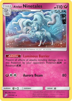 Carte Pokémon: Alolan Ninetales