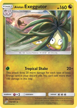 Carte Pokémon: Alolan Exeggutor