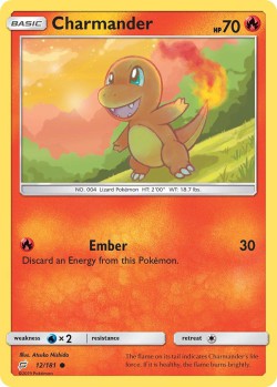 Carte Pokémon: Charmander